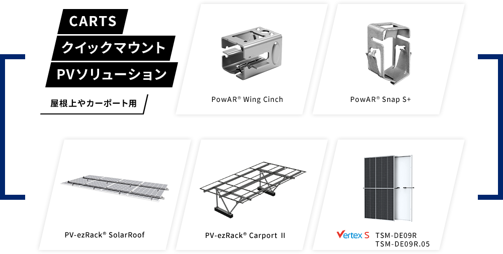 CARTS クイックマウント PVソリューション